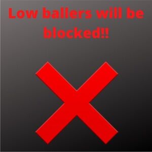 Bold Red X Graphic Sign‼️